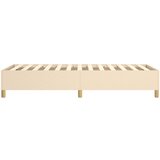  Okvir za krevet s oprugom krem 90x190cm od tkanine | shoptok.hr