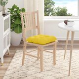  Jastučići za sjedenje 4 pcs Svijetlo žuta 45 x 45 x 12 cm | shoptok.hr