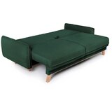 Bonami Selection Tamno zelena sklopiva/s prostorom za odlaganje sofa od samta 218 cm Tori – | shoptok.hr