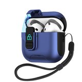 INF Globoko modra TPU zaščitna torbica za AirPods 4 s funkcijo stojala, (5000130218) | Shoptok.si