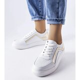 Gemre White leather perforated shoes Gilles | Eponuda.ba