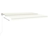 vidaXL Tenda na automatsko uvlačenje 500 x 350 cm krem | shoptok.hr