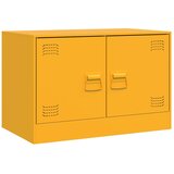 Maison Chic TV omarica - TV stojalo - Televizijska omarica gorčično rumena 67x39x44 cm jeklo, (21700792) Cene