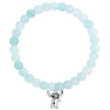 Disney Stitch Narukvica s perlicama, posrebrena Slike