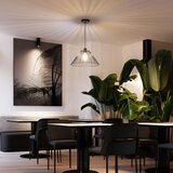  Brilagi - LED luster na sajli CERIA WIRE 1xE27/40W/230V, prečnik 45 cm, crna | Eponuda.com