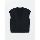 LC Waikiki V-Neck Plain Oversize Women's Sweatshirt | Shoptok.si