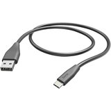 Hama USB polnilni kabel USB 2.0 USB-A vtič\, USB-C® vtič 1.50 m črna 00201595, (20614427) | Shoptok.si