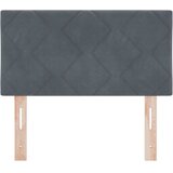  Uzglavlje Tamno siva 80 cm Baršun | shoptok.hr