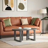 Furnova Noge kavne mizice T-oblika 2 kosa antracit 50x25x(42-43) cm, (21915551) | Shoptok.si