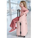 MiaMily Ručna prtljaga s dječjim sjedalom CARRY ON Origianl Dusty Pink | Shoptok.si