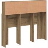  Uzglavlje s ormarićem boja hrasta 120x19x103,5 cm drveni | shoptok.hr