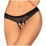 Obsessive Chemeris - otvorene tange (crne) - M/L | shoptok.hr