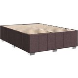 vidaXL Box spring postelja z vzmetnico temno rjava 160x200 cm blago, (21321332) | Shoptok.si