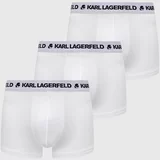Karl Lagerfeld Boksarice 3-pack moški, bela barva
