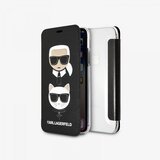 Karl Lagerfeld ovitek KLFLBKI8KICKC za iphone 8 / 8 / se 2 (2020) knjiga črna - karl and choupette Cene