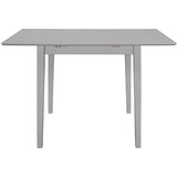  Produživi blagovaonski stol sivi (80 - 120) x 80 x 74 cm mdf | shoptok.hr