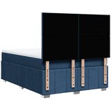  Krevet s oprugama i madracem plavi 140x200 cm od tkanine | shoptok.hr