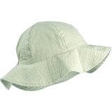 Liewood klobuček amelia seersucker check dusty mint/creme de la creme | Shoptok.si