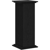  Stalak za biljke Crni hrast 33 x 33 x 80 cm Konstruirano drvo | shoptok.hr