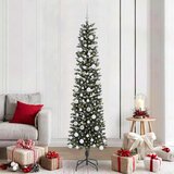 vidaXL Umjetno božićno drvce s stalakom Zelena 58 x 58 x 210 cm | shoptok.hr