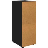 vidaXL omarica za shranjevanje črna 40 x 48 x 105 cm konstruiran les | Shoptok.si