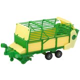  Poljoprivredni traktor sa zeleno-žutom prikolicom, zeleni 50 cm | shoptok.hr