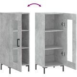  Komoda siva boja betona 34,5x34x90 cm od konstruiranog drva | shoptok.hr