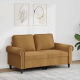  Dvosjed smeđi 120 cm baršunasti | shoptok.hr