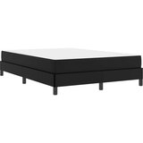  Krevetna konstrukcija s madracem Crna 160 x 200 cm tkanina | shoptok.hr