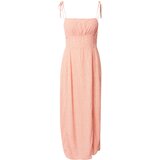 A LOT LESS Poletna obleka 'Eliane' kremna / oranžna | Shoptok.si