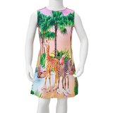  Dječja haljina koraljne boje 128 | shoptok.hr