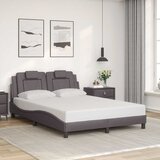  Okvir za krevet Viana bez madraca sivi 120x200 cm od umjetne kože | shoptok.hr