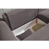 MID.YOU KOTNA SEDEŽNA GARNITURA, rebrasti žamet temno siva | Shoptok.si