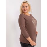 RELEVANCE Blouse-RV-BZ-9191.78-brown | Shoptok.si
