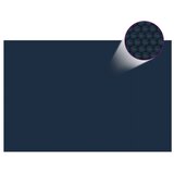  Plutajući PE solarni pokrov za bazen 600 x 400 cm crno-plavi | shoptok.hr