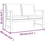  9-dijelni vrtni blagovaonski set s jastucima od bagremovog drva | shoptok.hr