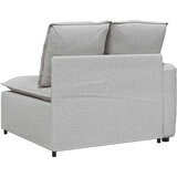  Modularni kauč s naslonom za ruke i jastucima, sivo-plave boje 100 cm | Shoptok.si
