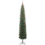 vidaXL Umestno božično drevo Zelena 300 cm PVC in Jeklo in Plastika | Shoptok.si