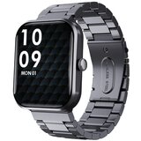 INF Smartwatch Compatible With Joeme Fit - Black Anodized Aluminum With Stainless Steel Strap, (5000263672) | Shoptok.si