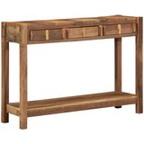  Konzolna stolica s ladicama s pohranom Smeđa 107 x 33 x 76 cm | shoptok.hr