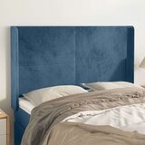  Uzglavlje s ušima tamnoplavo 147x16x118/128 cm baršunasto Cijene