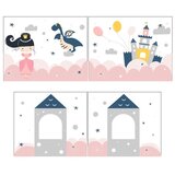 Vipack Bombažna otroška zavesa za posteljo 85x195 cm PRINCESS SOPHIE – | Shoptok.si