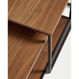 Kave Home Smeđi stolići za kavu u setu 2 kom s pločom stola u dekoru oraha 50x100 cm Yoana – | shoptok.hr