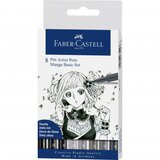 Faber-Castell Flomastri Pitt Artist Pen Hand Lettering - 8 kosov Cene