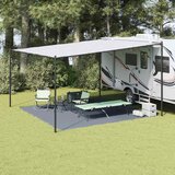  Teppi za šator Plava i siva 400 x 400 cm Polietilen | shoptok.hr