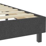  Krevet od tkanine s oprugama tamnosivi 200 x 200 cm | shoptok.hr