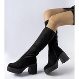Gemre Black insulated heeled boots Zito | Shoptok.si