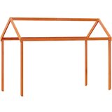 vidaXL Krov za dječji krevet voštano smeđi 207x80,5x151,5 cm borovina | shoptok.hr