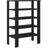  Stalak za cipele crni 61x32x87,5 cm od konstruiranog drva | shoptok.hr