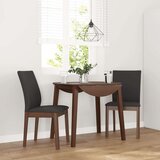 vidaXL Jedilni stoli z blazinami 2 kosa Brown Solid Wood Rubber | Shoptok.si